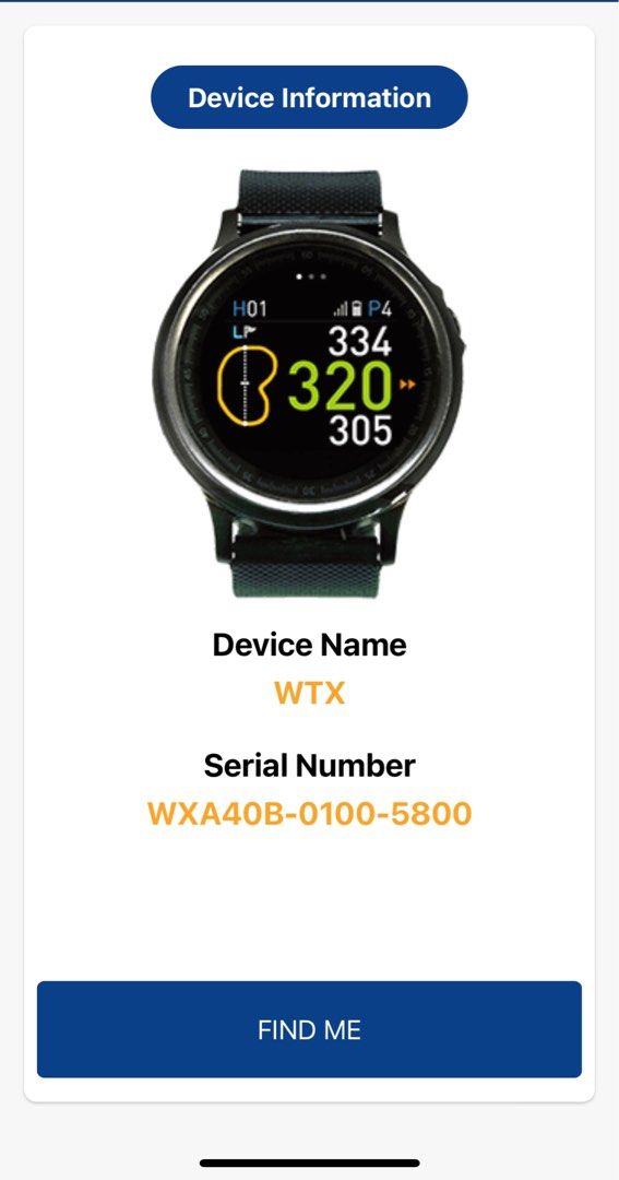 Golf Buddy WTX Plus Smart Golf GPS Rangefinder Watch