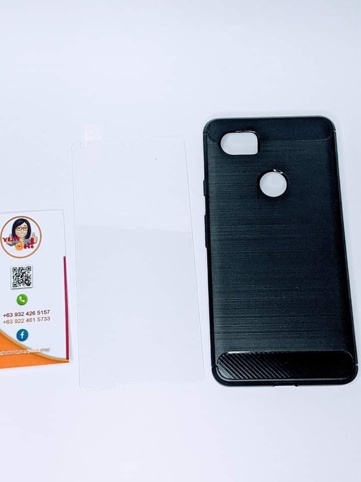 Google pixel 2XL phone case and tempered glass (Category: Cases & Sleeves) located in Quezon City. Submitted by gervincho (Listing ID 1216039563, Image 1). Description: • Brand new Phone case • Color: Black • Carbon fiber textures • Endure scratches and scuff marks more than a regular case. • Exact fit ensures protection and shock-absorption all around protection with Air Cushion Technology for all corners. • Access to all the controls and featur