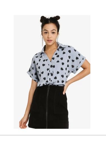 Heart-shaped top, Women's Fashion, Tops, Blouses on Carousell