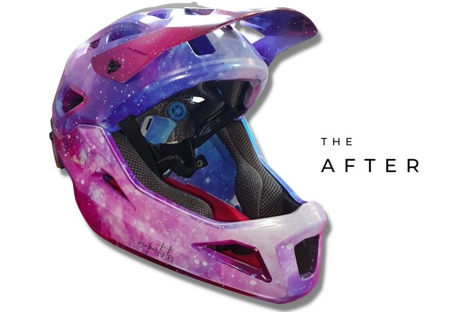HELMETS VINYL FULL WRAP CUSTOMS (MOVIES/GALAXIES/OTHERS), Motorcycles