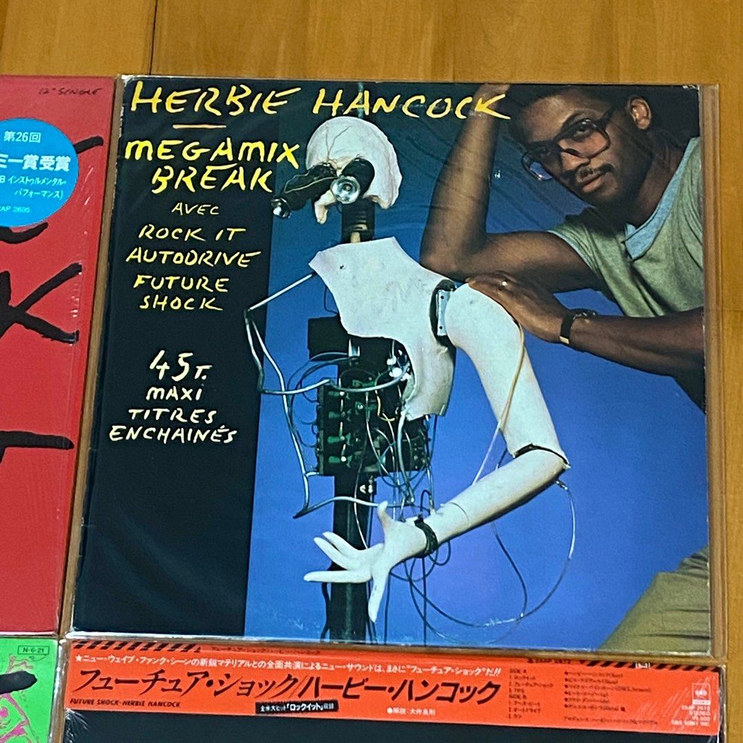 Herbie Hancock - Future Shock 未來的衝擊6項收藏：-日版LP ；Rockit