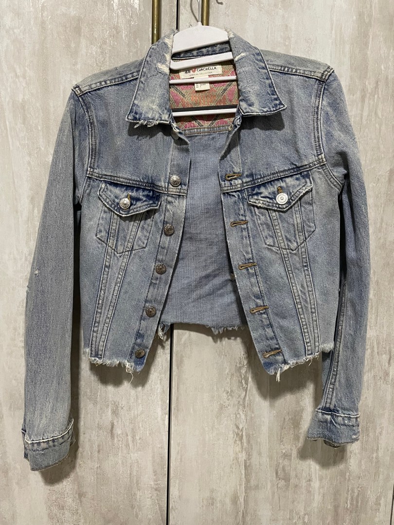 H&m coachella denim jacket hot sale