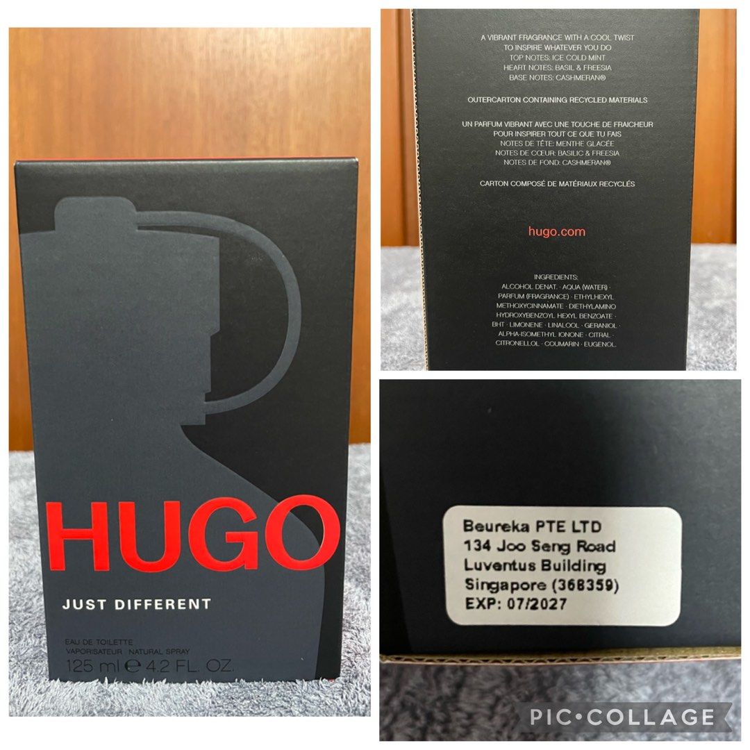 Hugo Just Different EDT 125ml on Carousell