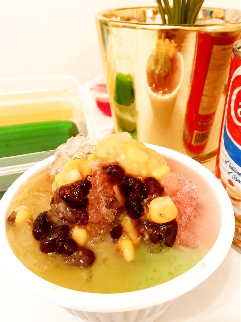 HOMEMADE ICE KACANG AND ICE CHENDOL (2IN1), Food & Drinks, Homemade