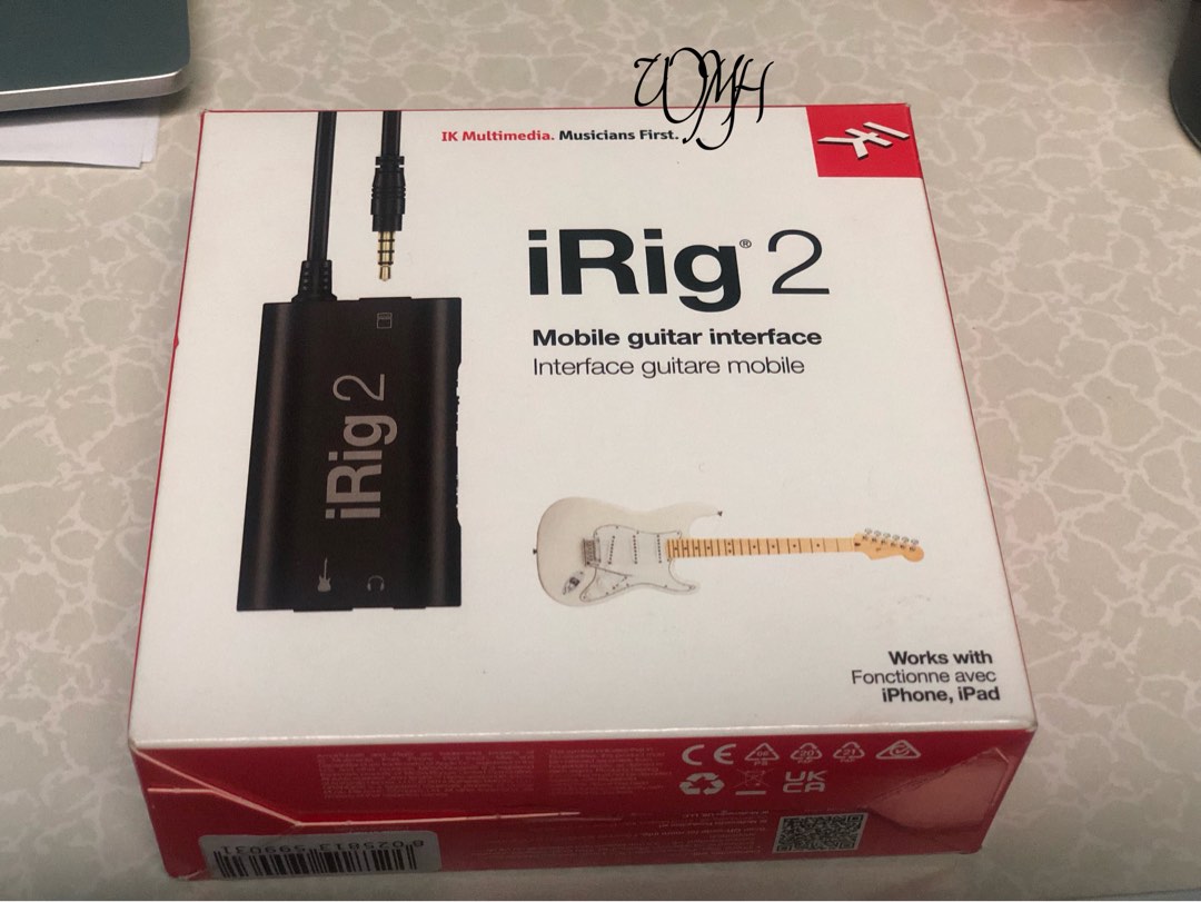 IK Multimedia iRig 2 Mobile Guitar Interface for iOS