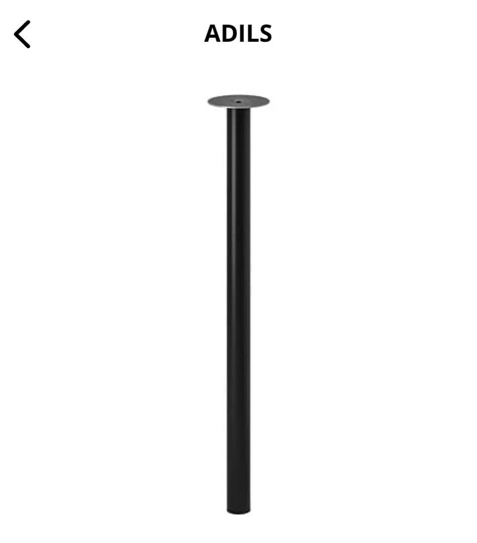 Ikea Adils table legs, Furniture & Home Living, Furniture, Tables