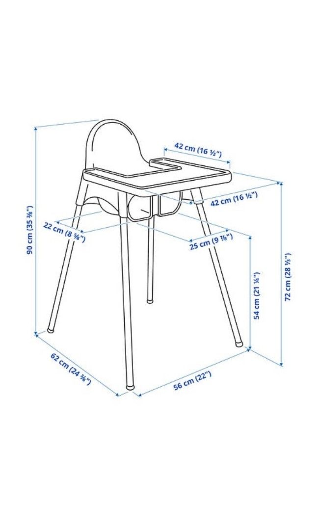 IKEA Baby high chair, Babies & Kids, Nursing & Feeding, Baby High Chairs on Carousell