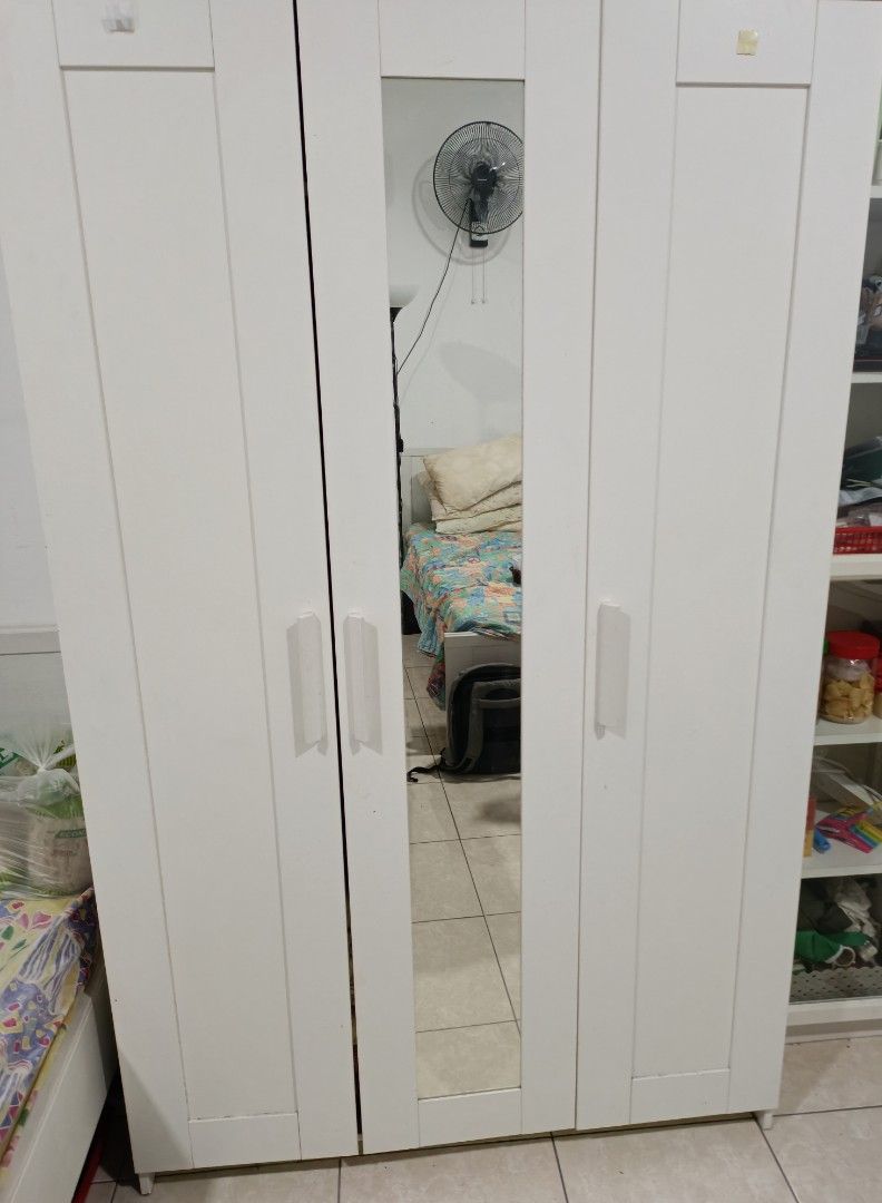 Brimnes wardrobe with 3 doors store