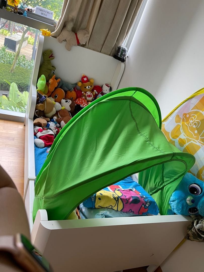 IKEA BUSUNGE extendable bed, Babies & Kids, Baby Nursery & Kids