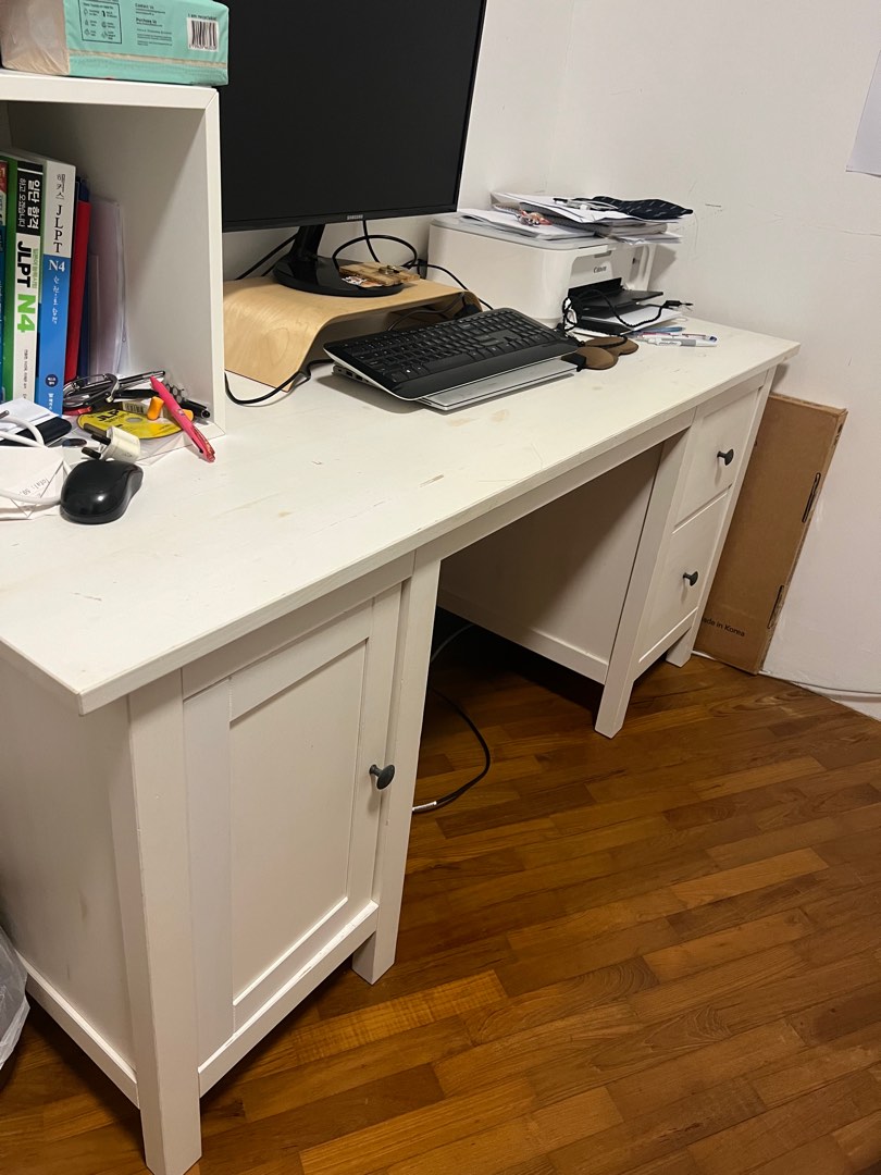 IKEA desk, Furniture & Home Living, Furniture, Tables & Sets on Carousell