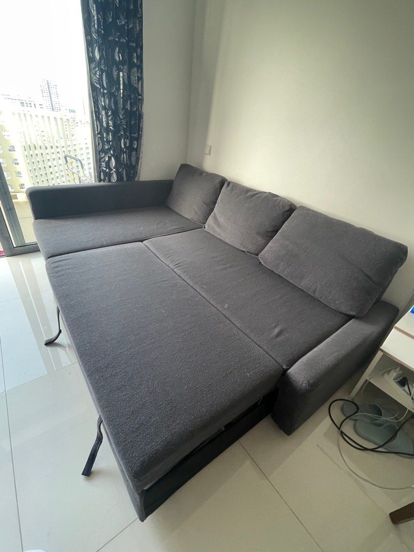 Ikea Friheten Sofa Bed, Furniture & Home Living, Furniture, Sofas on