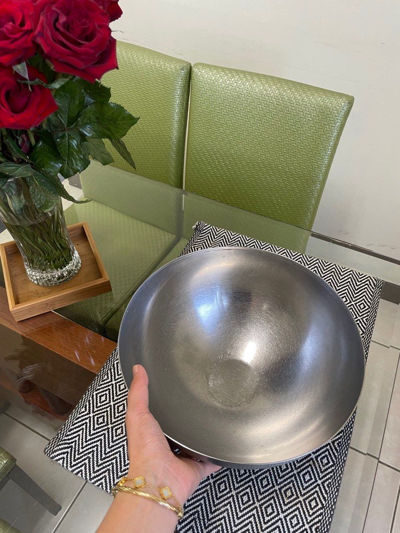 Ikea Stainless Mixing bowl, 家具及居家用品, 廚具和餐具, 烤盤在旋轉拍賣