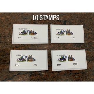 Cheapest $0.50/stamps!! Singpost stamp | 10 stamps | Free mailing | Read description 