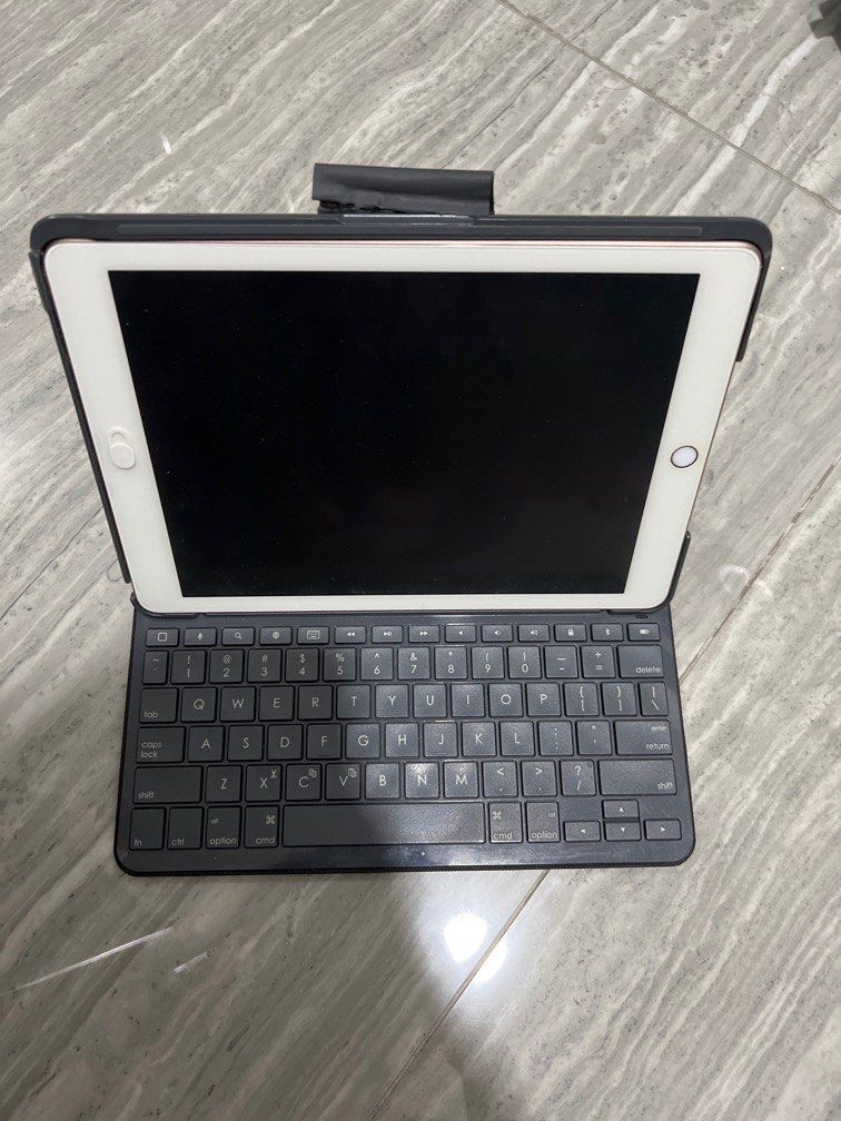 Ipad 6th Gen 128 gb with Logitech slim folio (Category: iPad) located in Manila. Submitted by nxdeclutters (Listing ID 1215974792, Image 1). Description: With Ipad box, charger not included 7k worth - logitech slim folio Ipad 6th gen 128 gb RFS: No issues, upgraded ipad and keyboard 4,500 for only the keyboard Non negotiable.