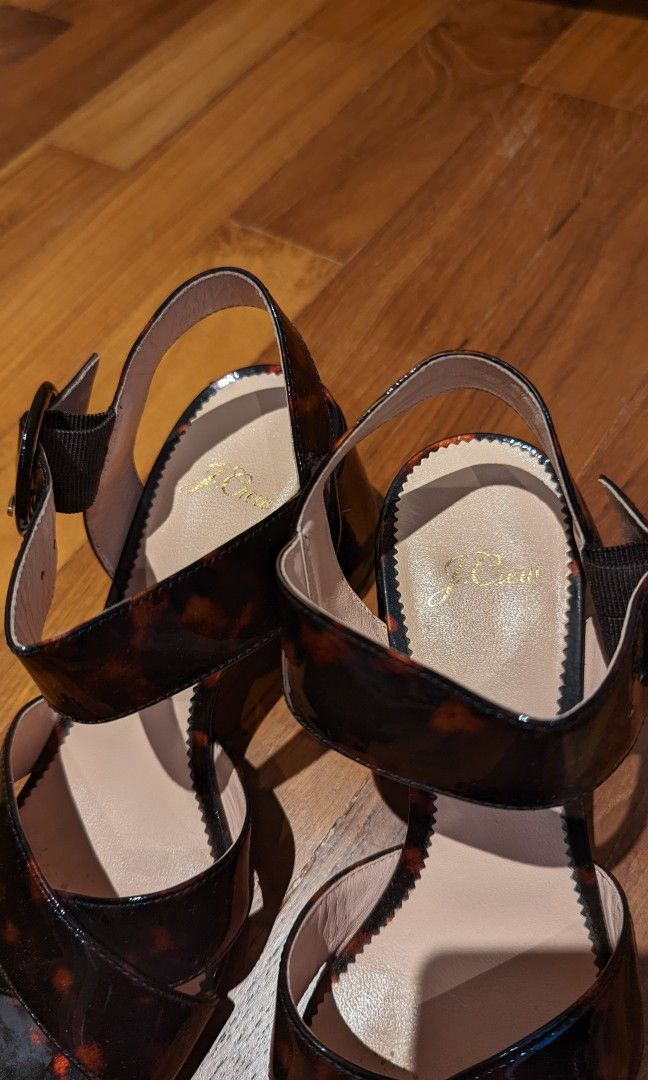 J crew tortoise sandals outlet
