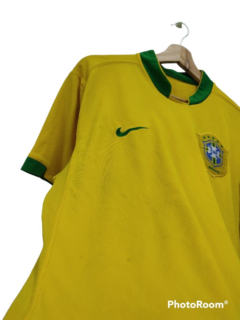 BRAZIL 2016/17 Nike Away Football Shirt Youth 14 Classic Soccer Jersey Kids