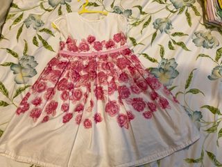 Jojo Maman flower dress aged 3-4