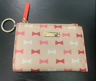 Kate Spade Rainbow Wallet Coin Case Purse Keychain Key Fob Bag
