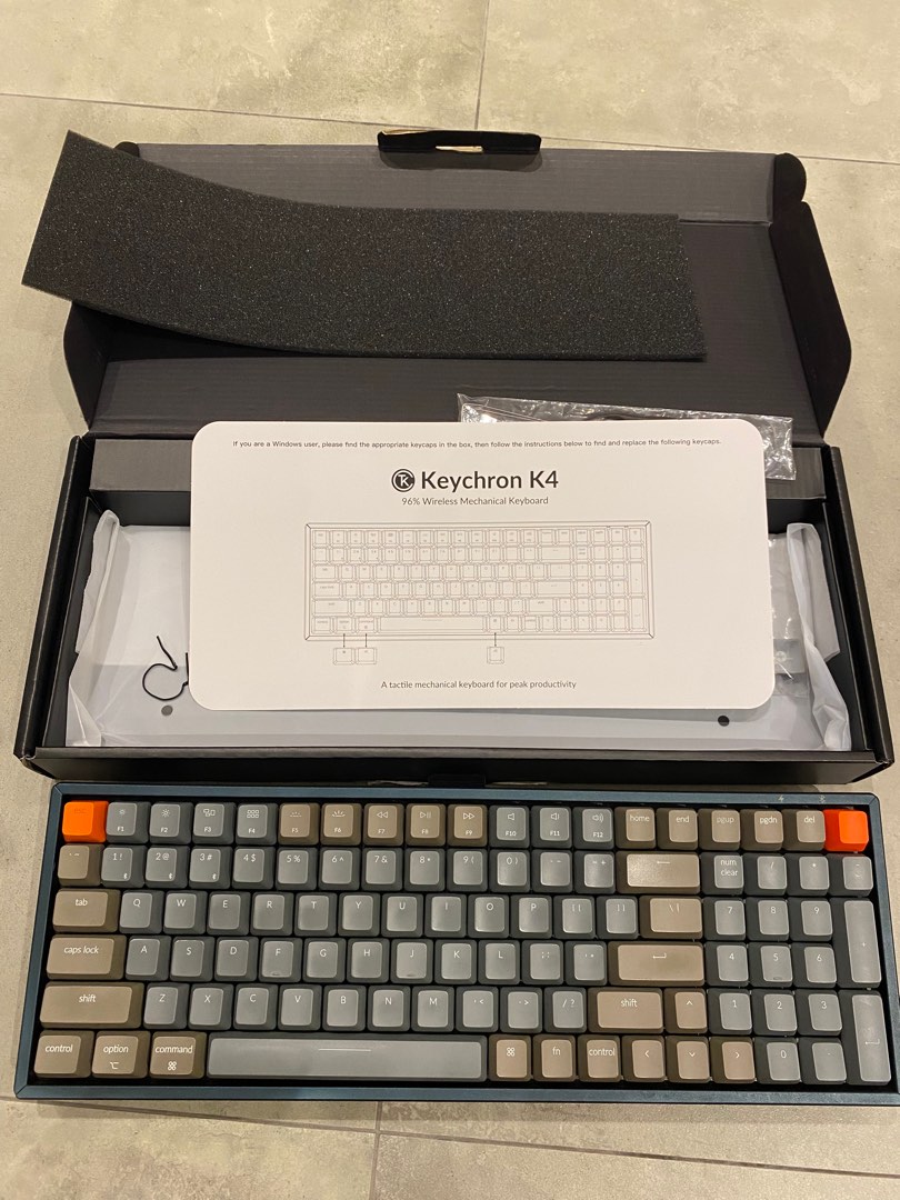 Keychron K4 Wireless Mechanical Keyboard, Computers & Tech, Parts ...