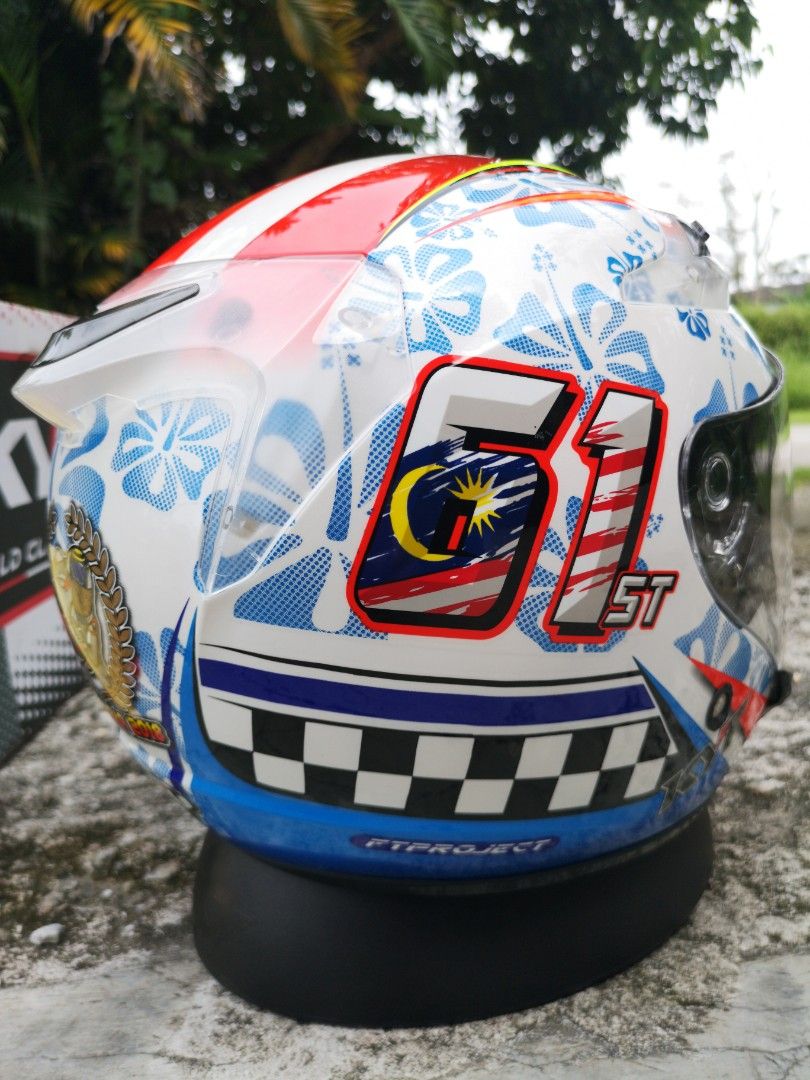 KYT VENOM MERDEKA 61 LIMITED (L), Motorcycles, Motorcycle Accessories ...