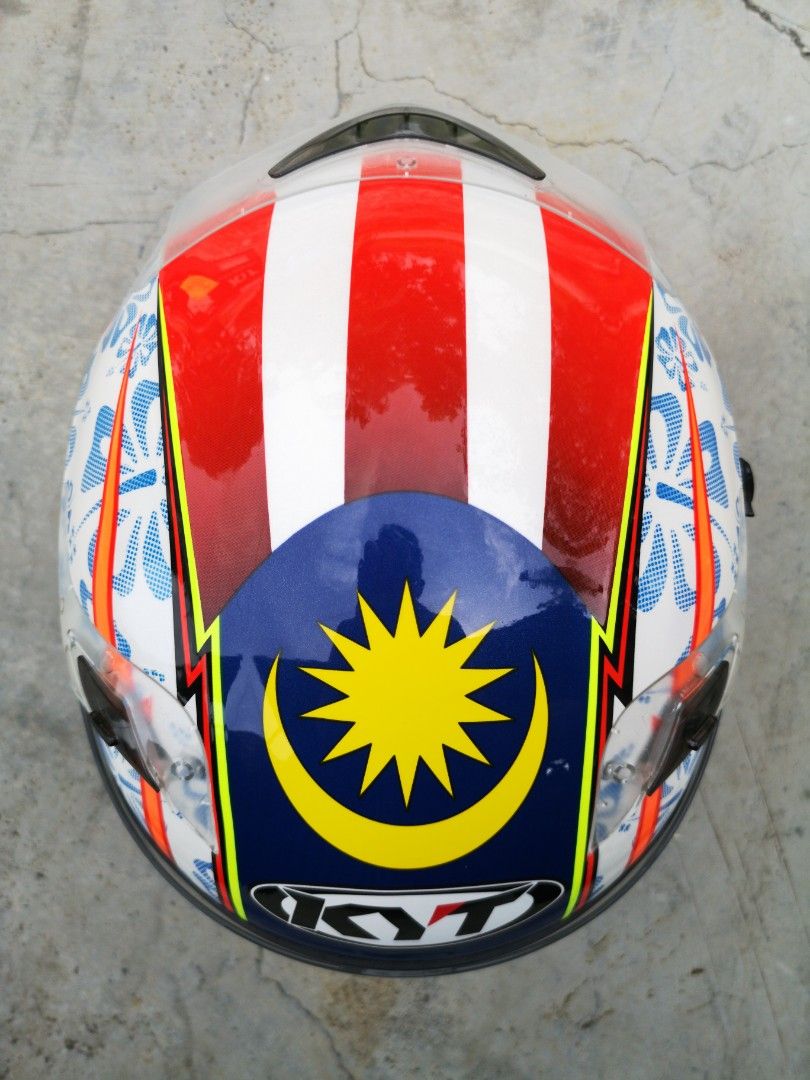 KYT VENOM MERDEKA 61 LIMITED (L), Motorcycles, Motorcycle Accessories ...