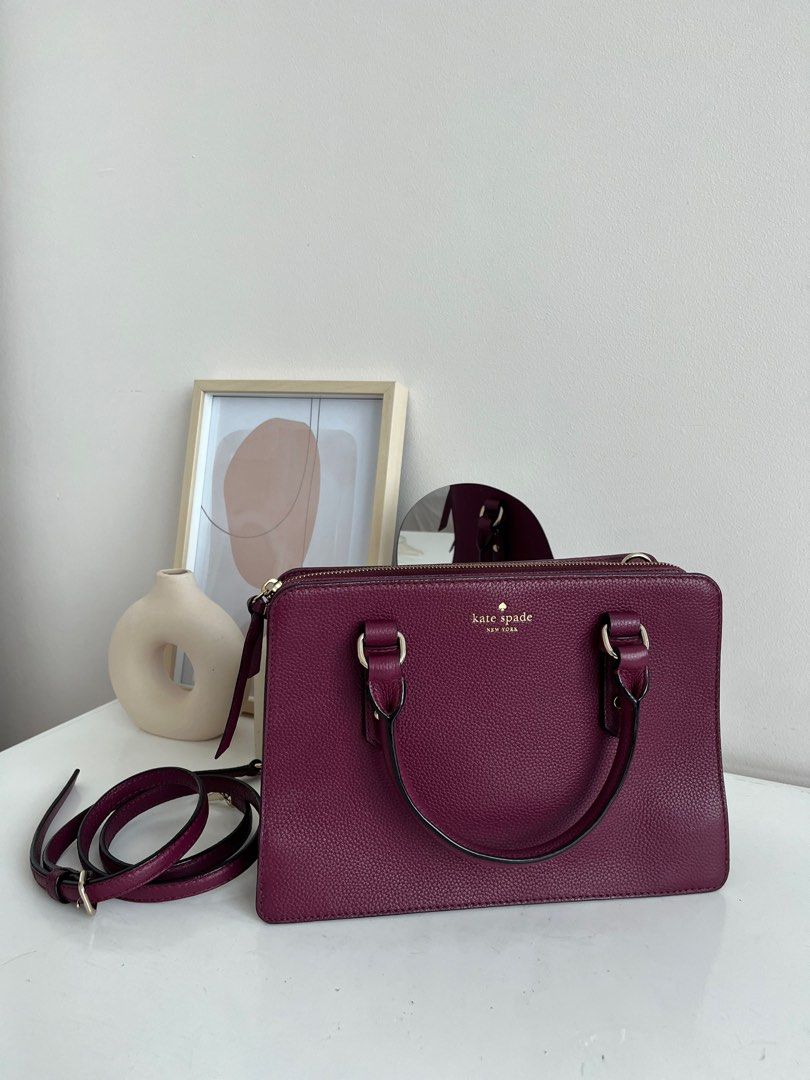 Dark purple best sale kate spade purse