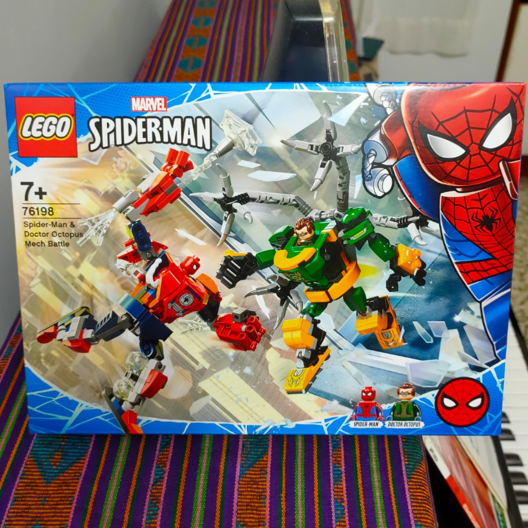 Lego Marvel 76198 Spider-Man & Doctor Octopus Mech Battle NEW, Hobbies &  Toys, Toys & Games on Carousell