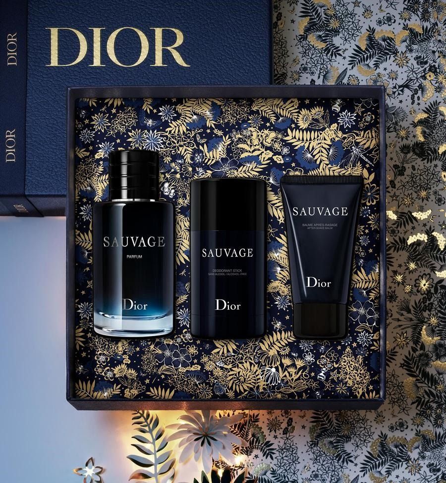 Sauvage body spray gift set Clearance