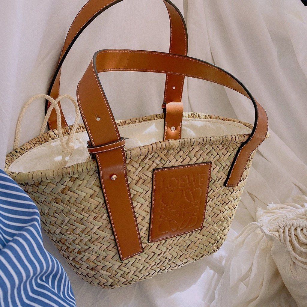 Loewe medium new arrivals woven basket bag