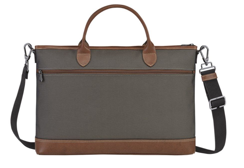 Longchamp BOXFORD Briefcase S Brown Laptop Bag, Women's Fashion, Bags