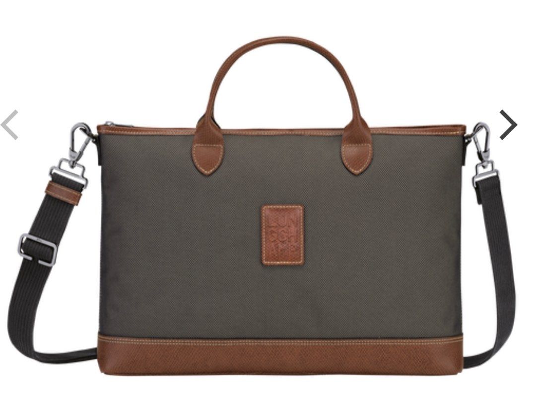 Longchamp BOXFORD Briefcase S Brown Laptop Bag Women s Fashion Bags Wallets Shoulder Bags on Carousell