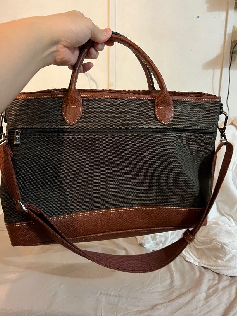 Longchamp BOXFORD Briefcase S Brown Laptop Bag, Women's Fashion, Bags