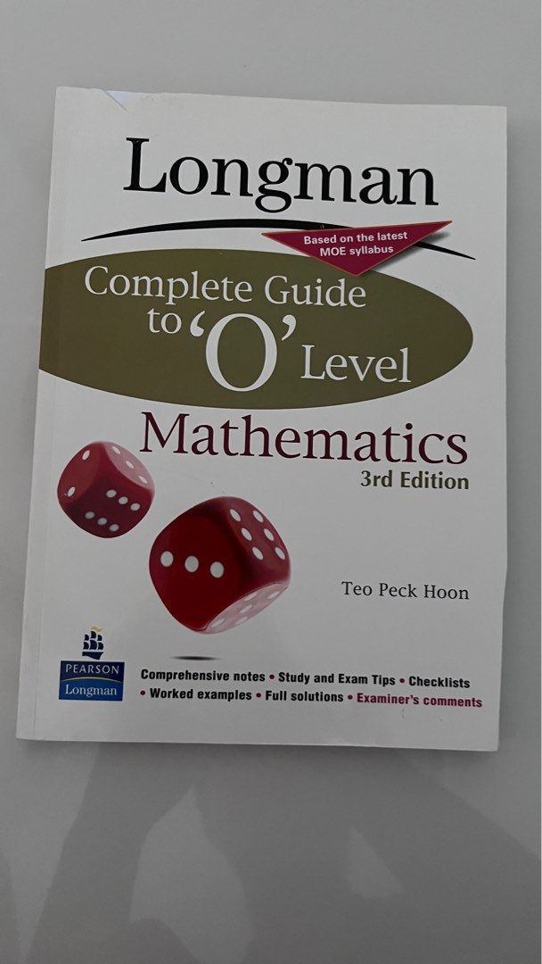 Longman Complete Guide to O Level Mathematics 3rd Edition, Hobbies ...