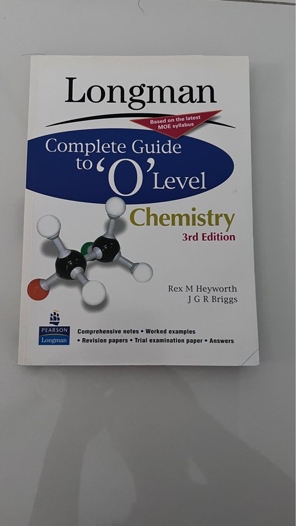 Longman Complete Guide to O Level Chemistry 3rd Edition, Hobbies & Toys, Books & Magazines 