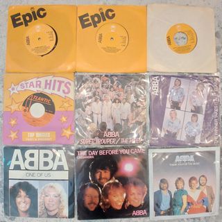 Lot of 18 ABBA 7" Singles