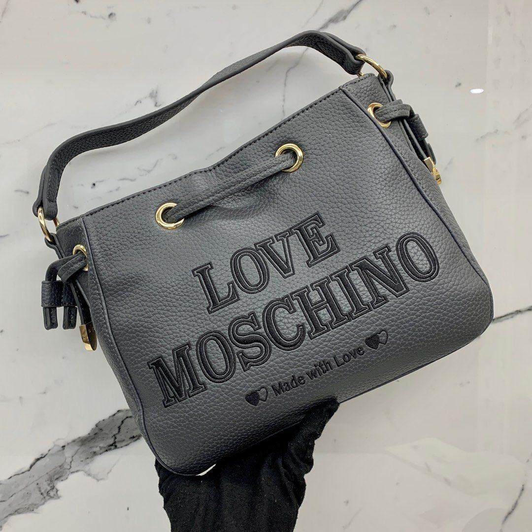 Grey moschino new arrivals bag