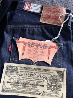 LEVI'S LVC Big E Vintage Clothing 501Z XX Denim Selvedge Jeans W26 L32