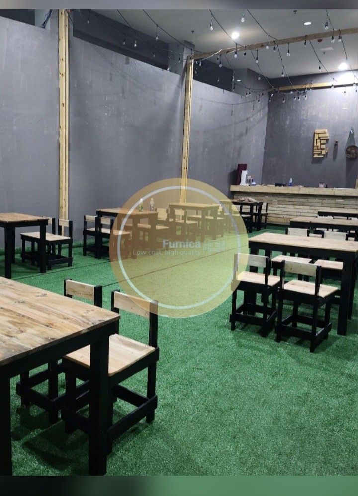 Made to order restaurant table and chairs (Category: Tables & Sets) located in Rosario. Submitted by newdragon_889be6 (Listing ID 1216007223, Image 2). Description: DIRECT PAGAWAAN SA MURANG HALAGA! 🚨 OPEN FOR BULK ORDERS TO AVAIL DISCOUNTS LOCATION: San Fernando, Pampanga Are you Looking for TABLES and CHAIRS for opening businesess like food court, canteens, milktea shop, coffee shop, and etc. Made to Order: ✓ Dining Table and Stools/Chairs Set