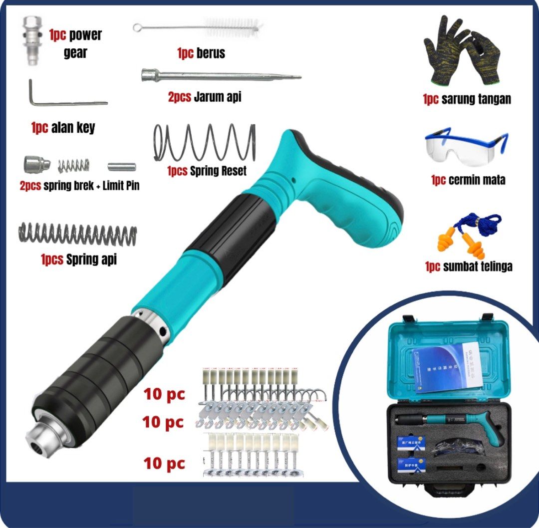 Manual Steel Nail Gun / Tufting Gun, Car Accessories, Accessories on