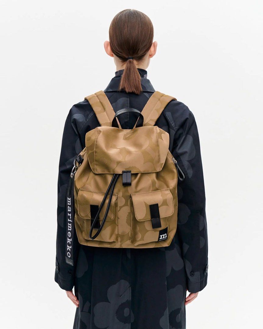 marimekko Everything Backpack L Unikko 背囊日本代購, 女裝, 手袋及