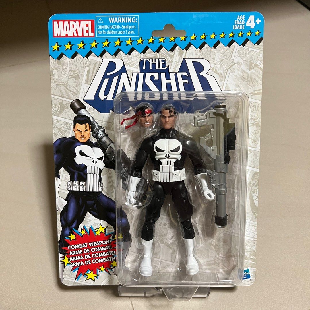 Marvel Legends The Punisher Skull face 6 action figure (open package)