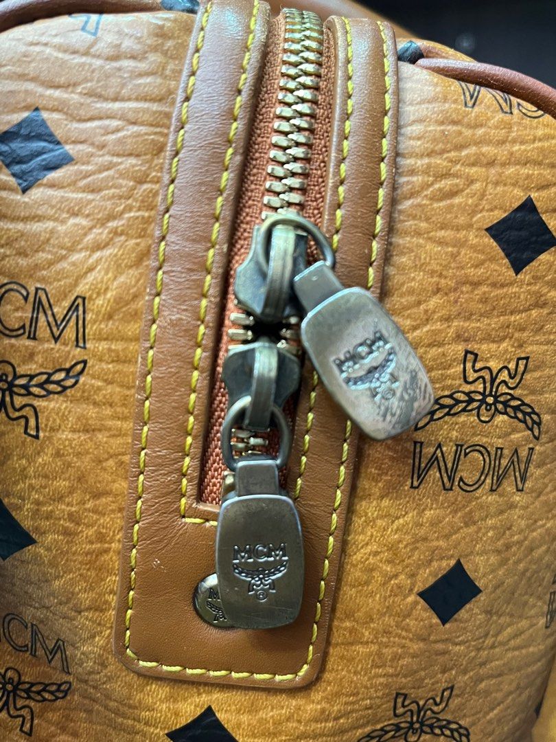 Mcm cognac bag clearance