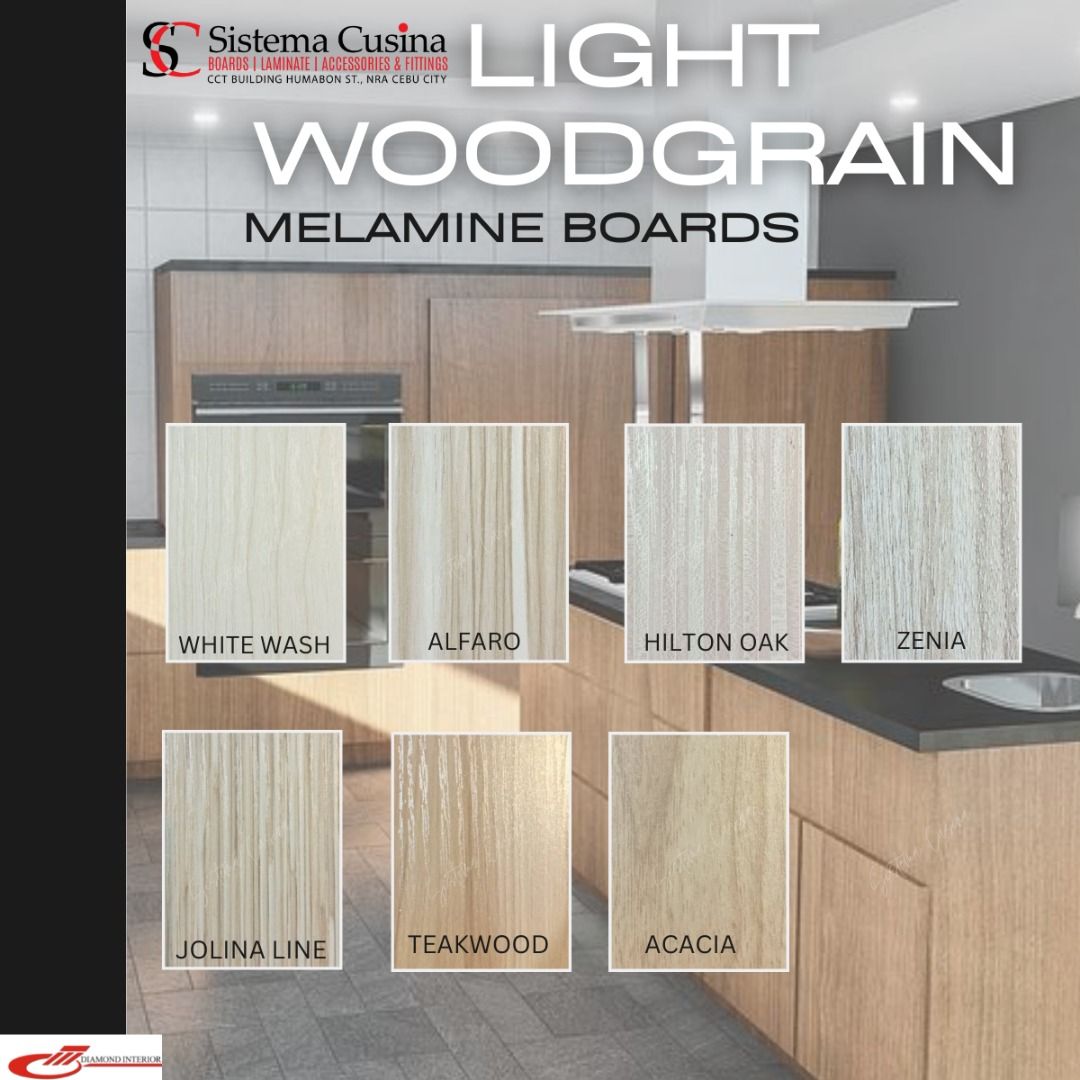 MELAMINE LAMINATED PLYWOOD in Light Woodgrain, Furniture & Home Living