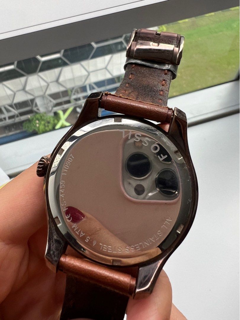 Mens fossil watch deals sale