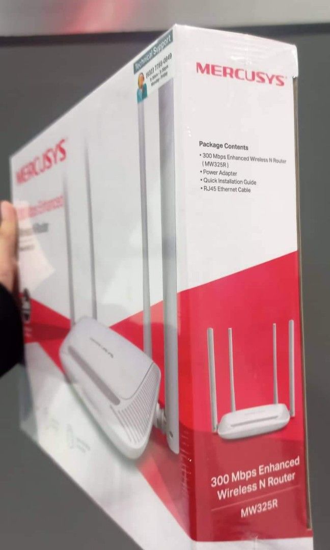 Mercusys MW325R 300Mbps Enhanced Wireless N Router 4 Antennas WiFi ...