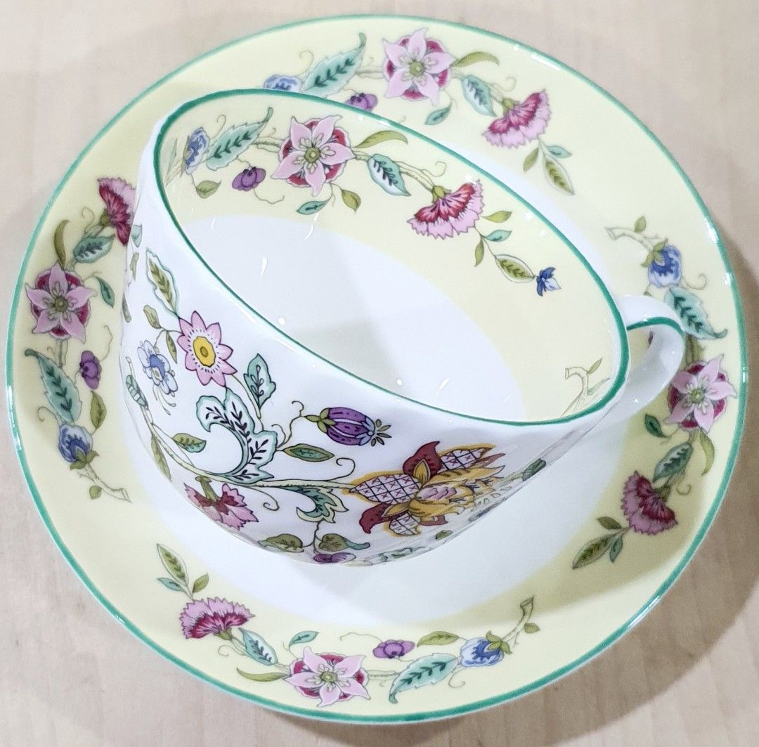 Minton Haddon Hall Celebration Cup and Saucer, Furniture & Home Living