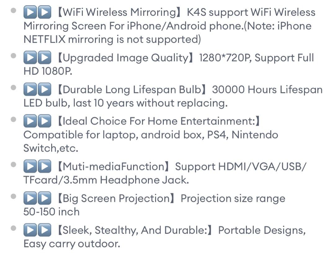 Mirval Projector, TV & Home Appliances, TV & Entertainment, Projectors ...
