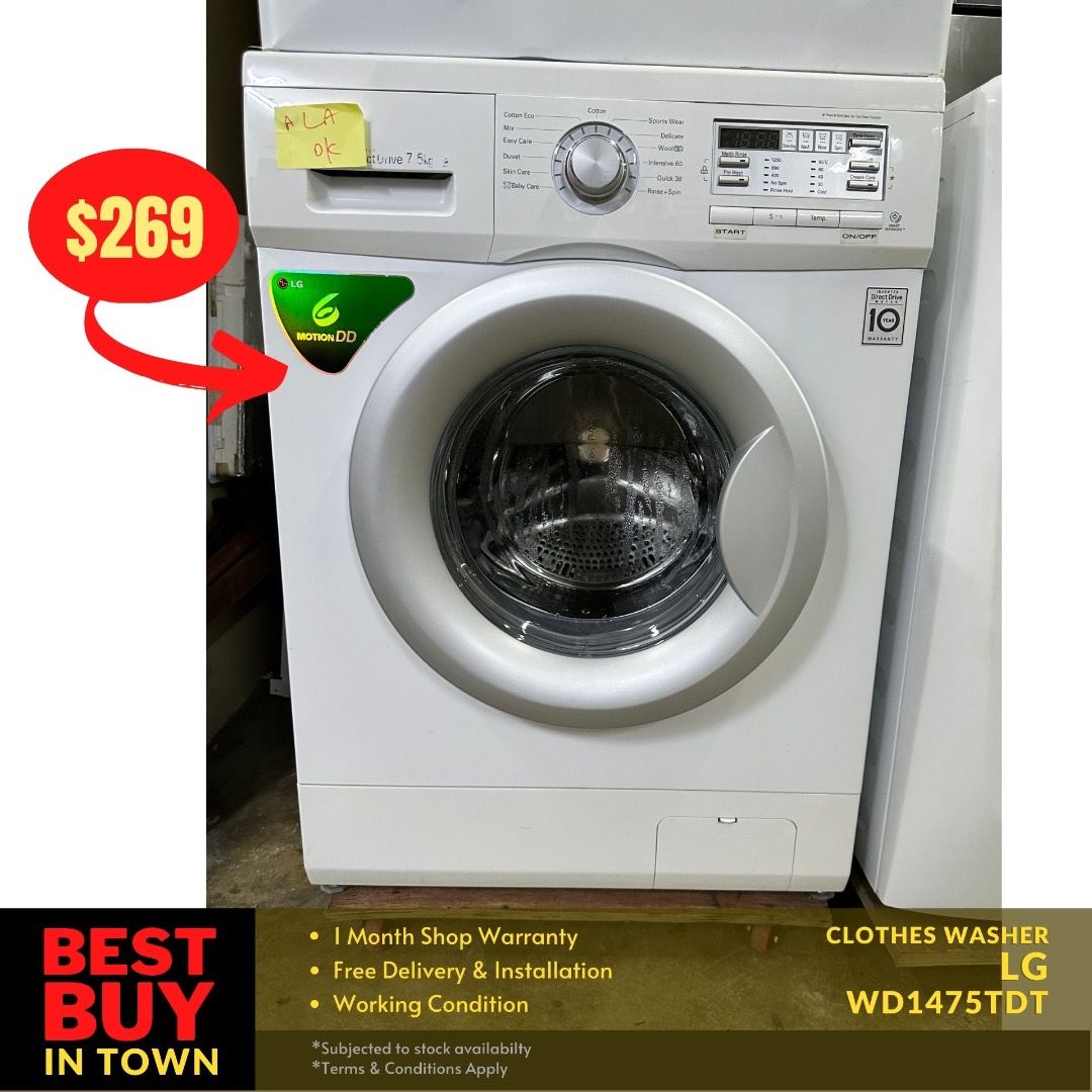 Del lg shop washer