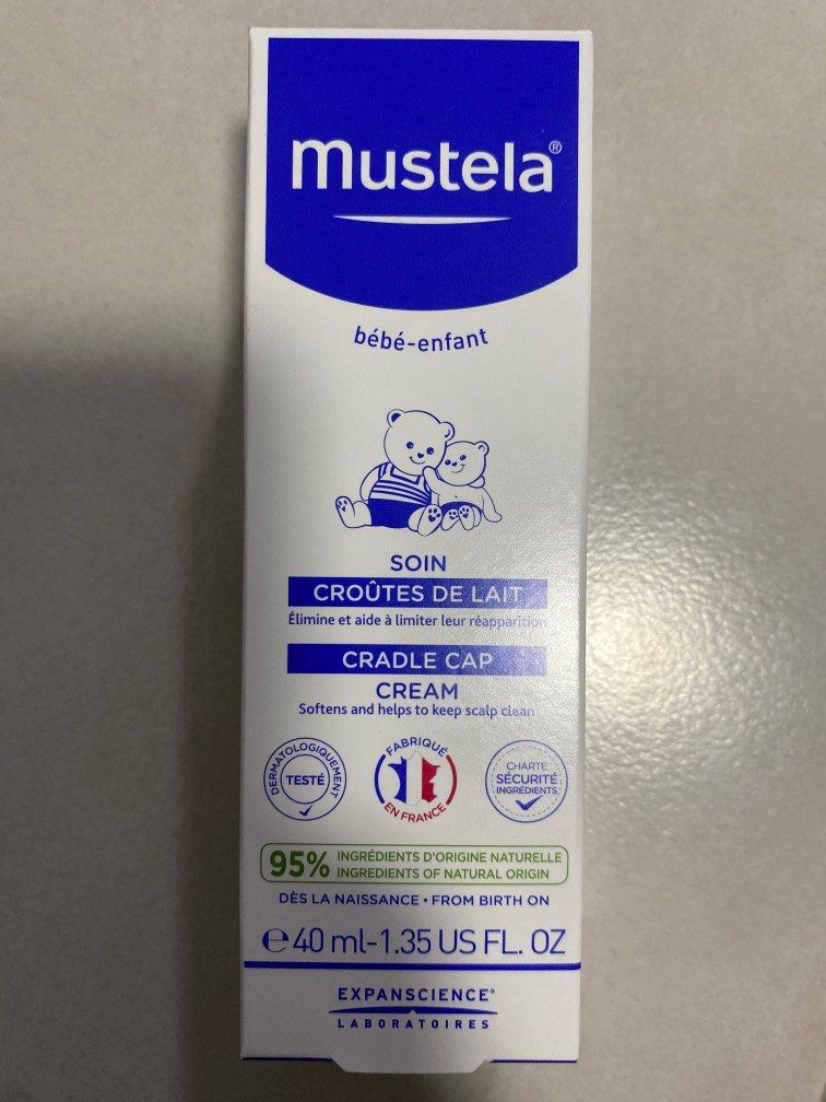 Mustela Cradle Cap/Foam Shampoo, Babies & Kids, Bathing & Changing