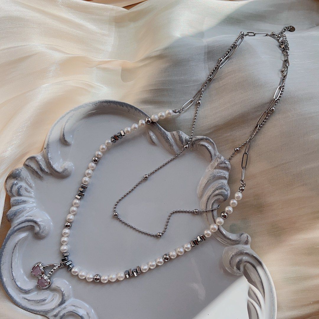 Freshwater pearl rope necklace new arrivals